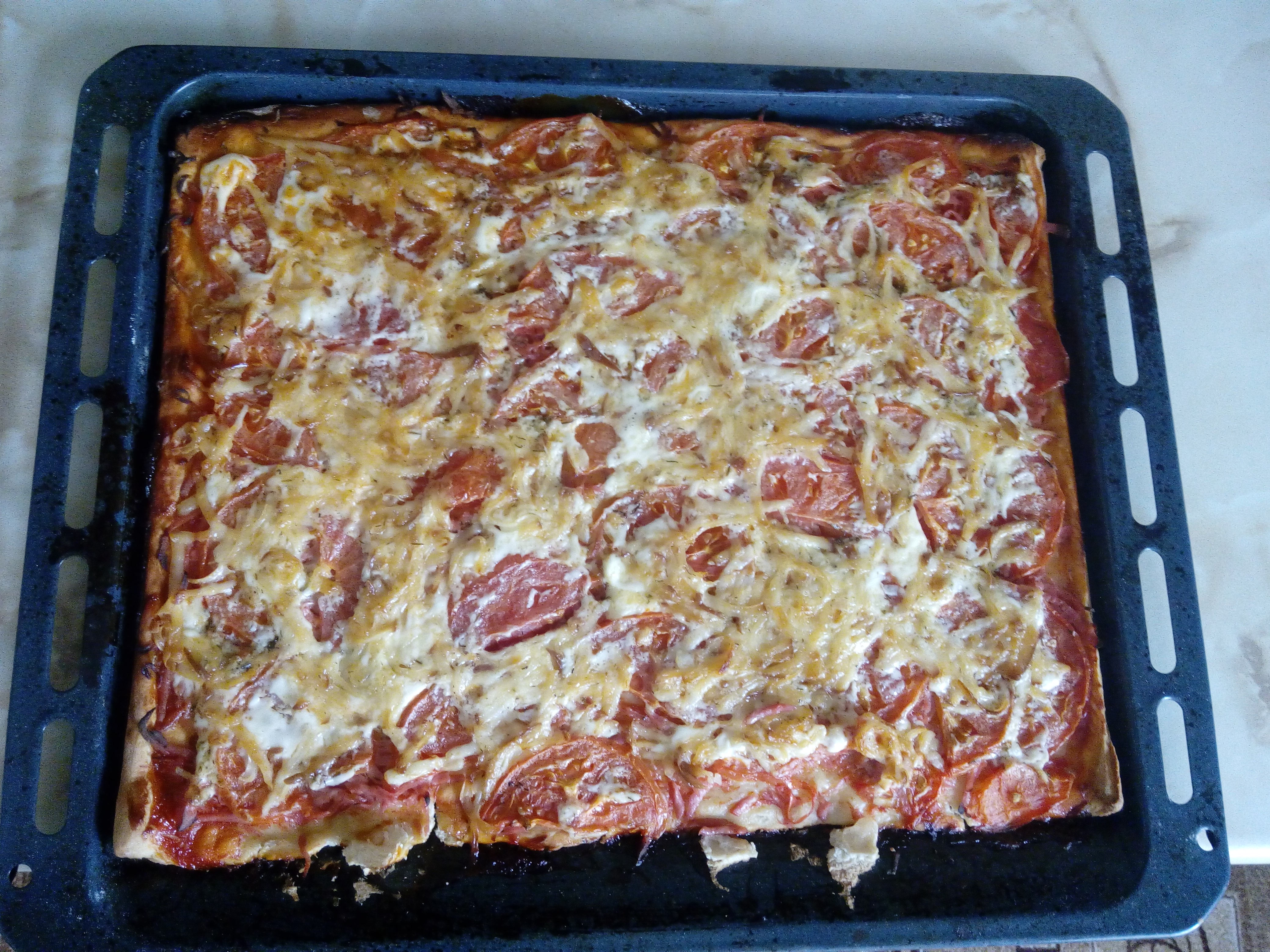 рецепты приготовления пиццы в домашних условиях в духовке с пошаговым фото фото 105