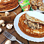 Дрожжевые блины с курицей и грибами