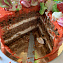 Морковный торт с сырным кремом и мандариновой карамелью