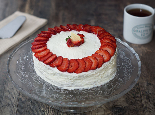 Фото рецепта Творожный торт для самых маленьких