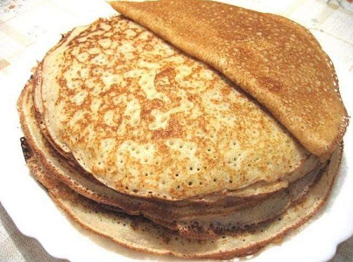 Фото рецепта Блины заварные