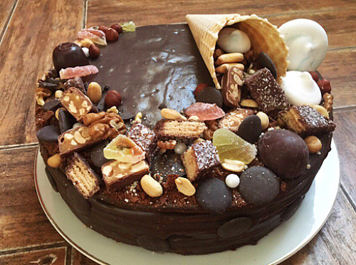 Фото рецепта Торт «Королевский медовик»