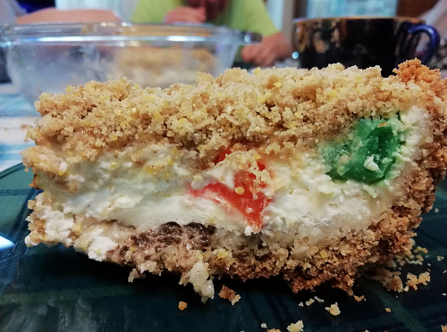 Фото рецепта Радужный Чизкейк