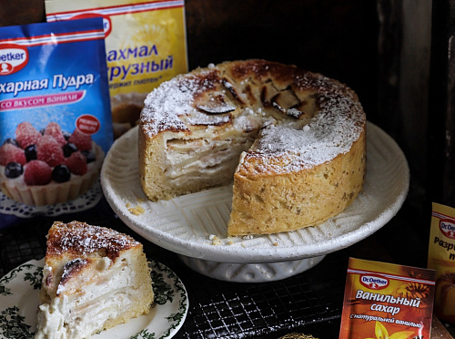 Фото рецепта Цветаевский яблочный пирог