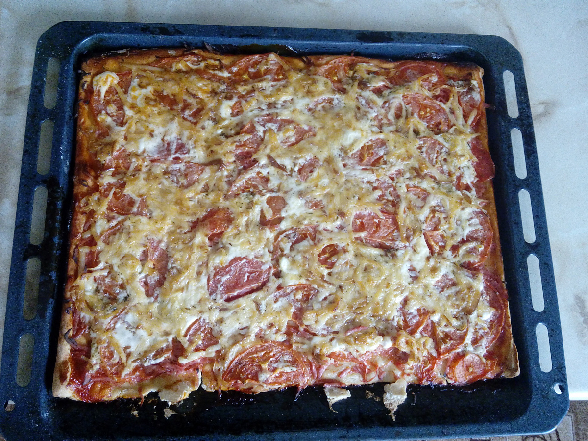 рецепт пиццы в духовке в домашних условиях мясная фото 51