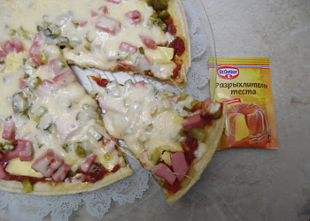 Пицца легкая