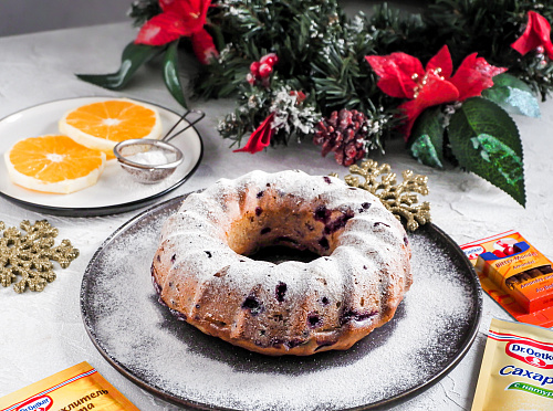 Фото рецепта Апельсиново-миндальный кекс