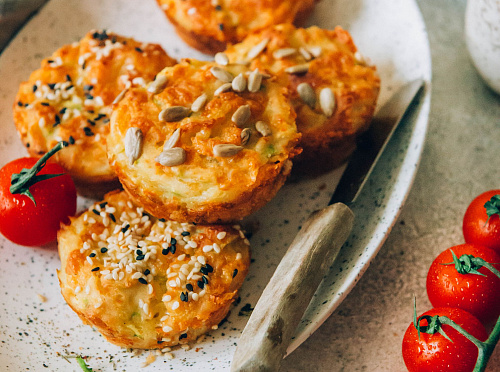 Фото рецепта Кексы из кабачков