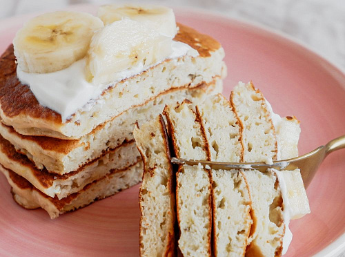 Фото рецепта Банановые панкейки