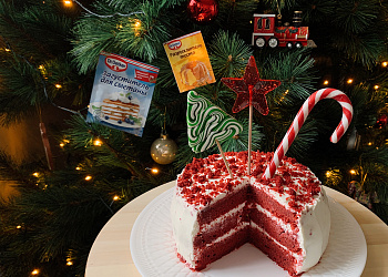 Торт "Новогодний Красный бархат" 