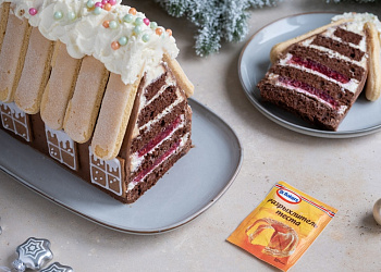 Торт-домик со вкусом тирамису