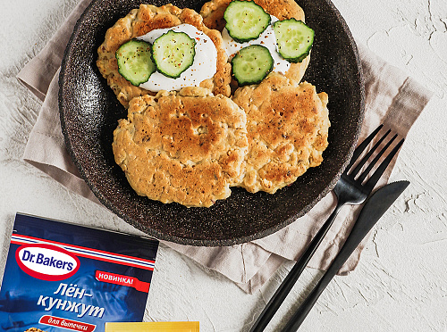 Фото рецепта Овсяные оладушки