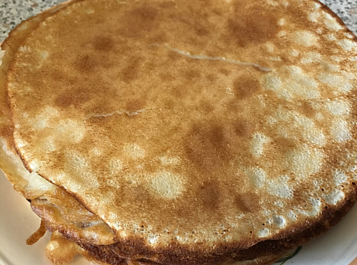 Фото рецепта Блины на ряженке