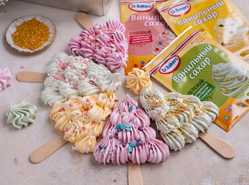 Фото рецепта Ёлочки из безе