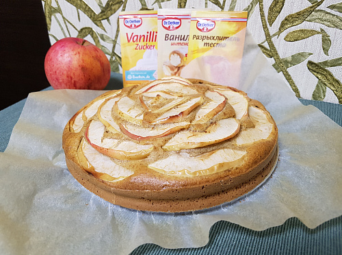 Фото рецепта ПП-Шарлотка на ц/з муке