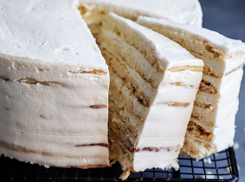 Фото рецепта Торт &quot;Молочная девочка&quot;