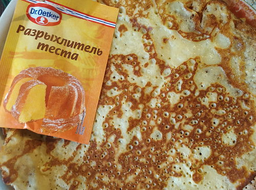 Фото рецепта Блины за 5 минут