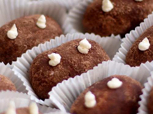 Фото рецепта Быстрый домашний рецепт десерта картошки