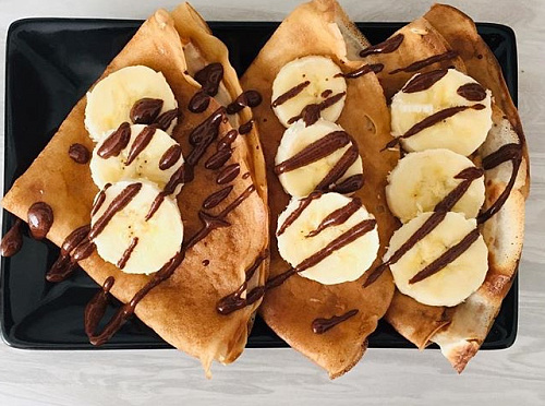 Фото рецепта Банановые блинчики