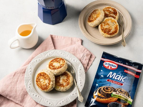 Фото рецепта Маковые ПП-сырники