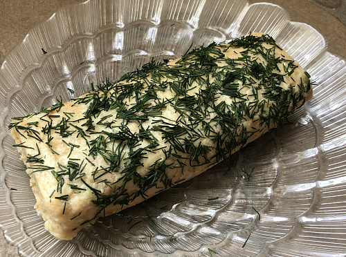 Фото рецепта Капустный блин с сыром в духовке