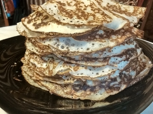 Фото рецепта Блинчики тонкие