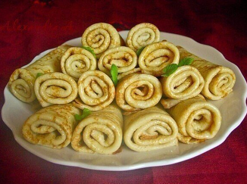 Фото рецепта Заварные блинчики