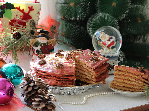 Фото рецепта Тортик рыжик