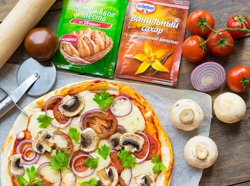 Фото рецепта Вкусный домашний рецепт пиццы
