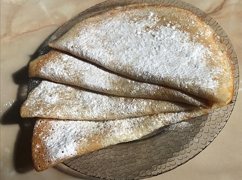 Фото рецепта Блины на сыворотке без яиц