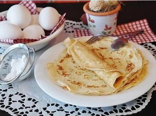 Фото рецепта Блины на кефире