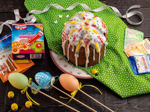 Фото рецепта Желтковый кулич с ромом