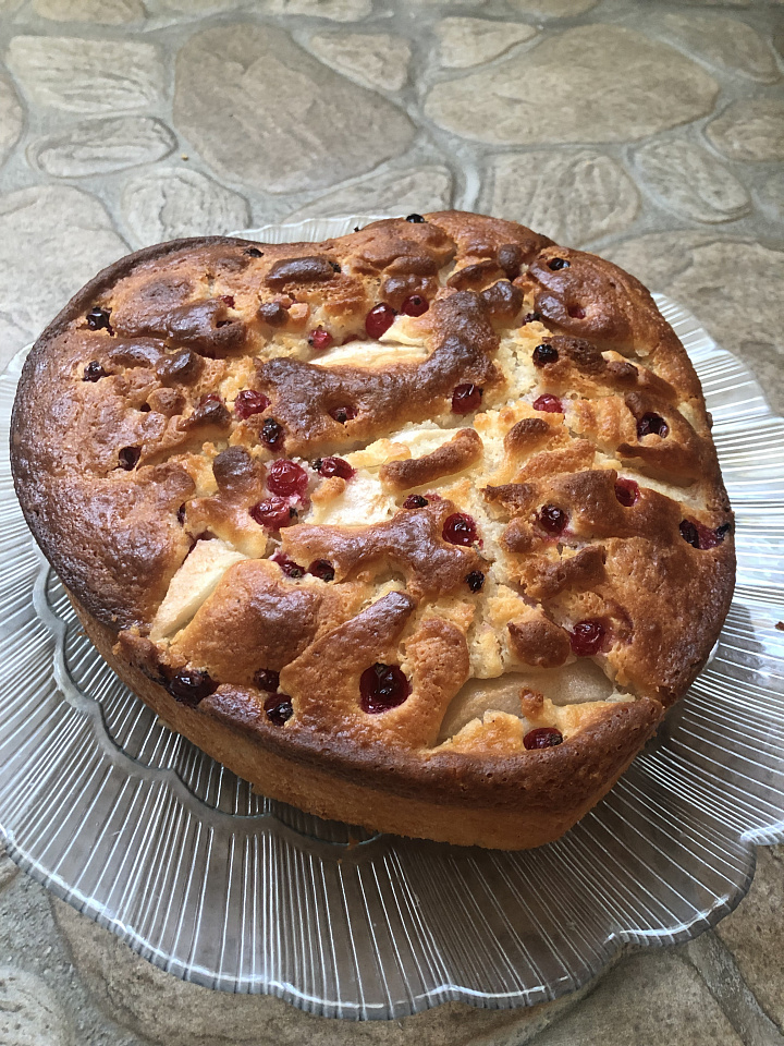 Смородиновый пирог, пошаговый рецепт на ккал, фото, ингредиенты - Ирина B&C