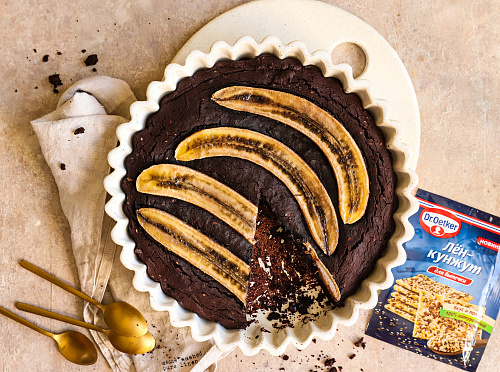 Фото рецепта ПП Брауни с бананом