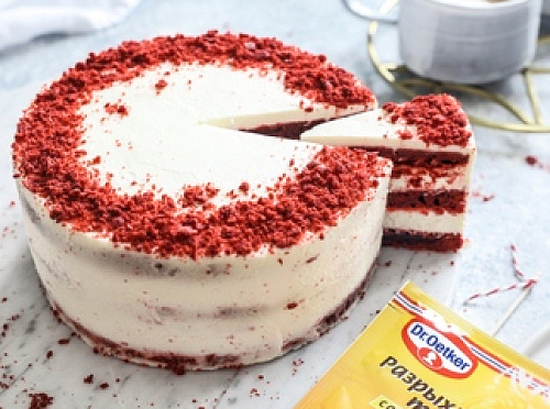 Фото рецепта Красный бархат