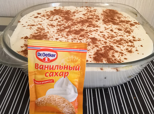 Фото рецепта Тирамису без яиц