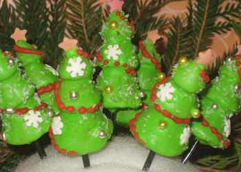 Лесок рождественских ёлочек