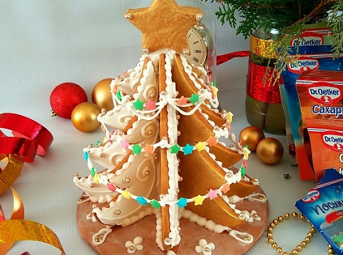 Фото рецепта Пряники имбирные &quot;Елочка&quot;