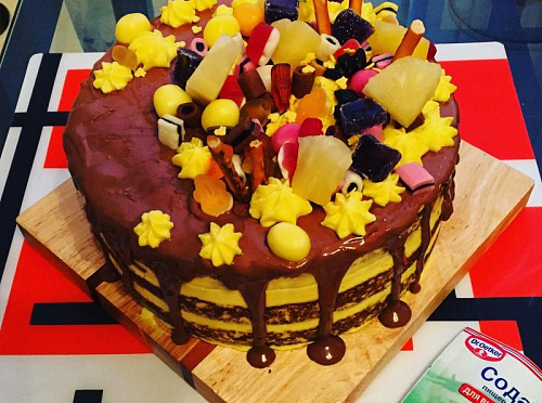 Фото рецепта Торт &quot;Колибри&quot;