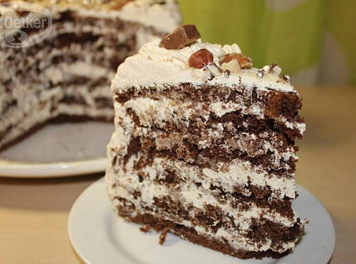 Фото рецепта Торт &quot;Сникерс&quot;