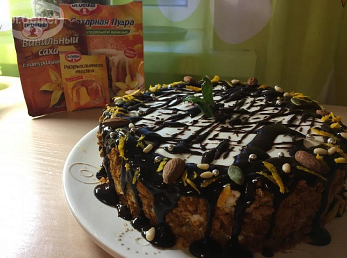 Фото рецепта Торт &quot;Трухлявый пень&quot;