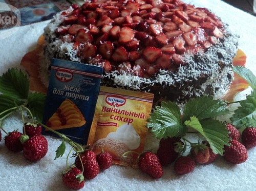 Фото рецепта Клубничное настроение